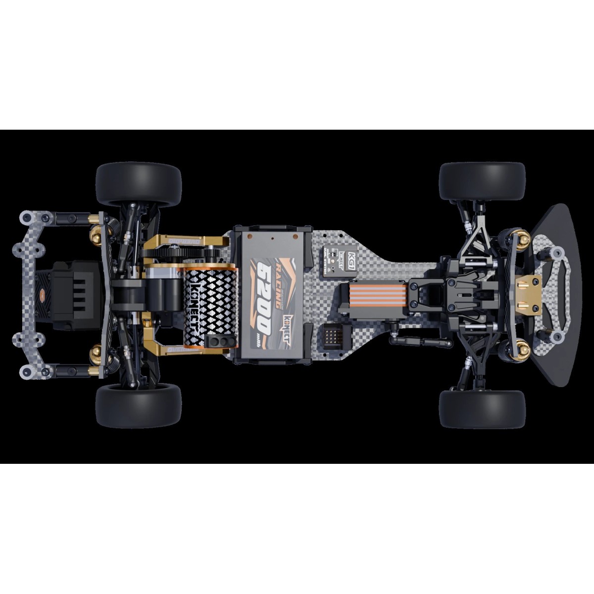 Drift Track Car OVER-D10 Combo + S15 Body 1/10 KIT HobbyTech Hobbytech 8.OVER-D10.COMBS15 - 16 Drift Track Car OVER-D10 Combo + S15 Body 1/10 KIT HobbyTech Hobbytech 8.OVER-D10.COMBS15 - 16