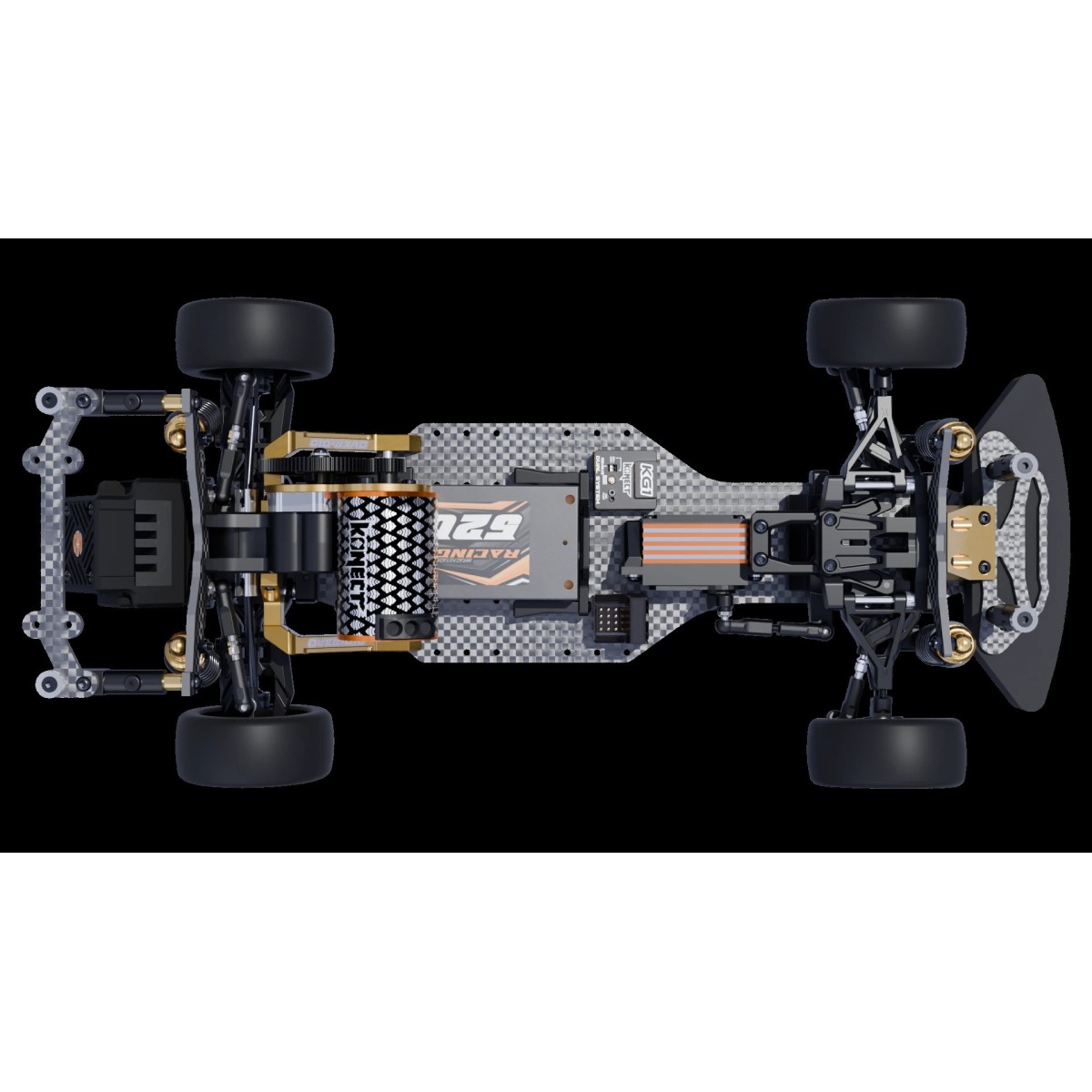 Drift Track Car OVER-D10 Combo + S15 Body 1/10 KIT HobbyTech Hobbytech 8.OVER-D10.COMBS15 - 17