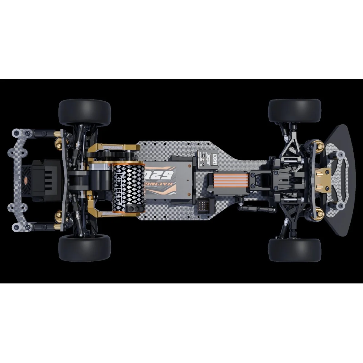 Drift Track Car OVER-D10 Combo + S15 Body 1/10 KIT HobbyTech Hobbytech 8.OVER-D10.COMBS15 - 17 Drift Track Car OVER-D10 Combo + S15 Body 1/10 KIT HobbyTech Hobbytech 8.OVER-D10.COMBS15 - 17