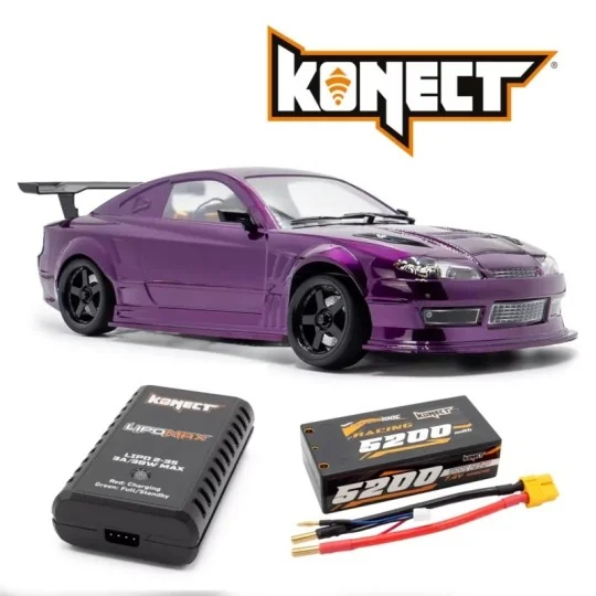 HobbyTech OVER-D10 S15 1/10 Scale Drift Car RTR Pack - 1.OVER.D10-R... 1.OVER.D10-RTR1-PK-HobbyTech OVER-D10 S15 1/10 Scale Drift Car RTR Pack - 1.OVER.D10-RTR1-PK