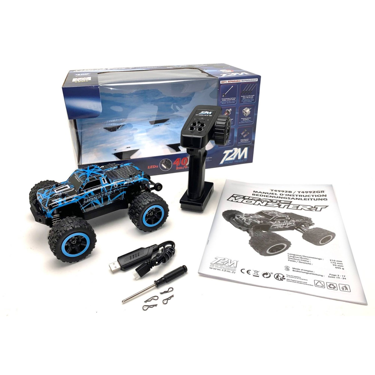 Pirate Monster-T 4x4 Brushless RTR 1/18 T2M - T4992