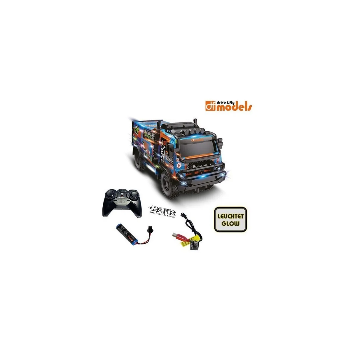 Mountain Truck Rally Van 1/18 RTR DF Models - DFM-3139