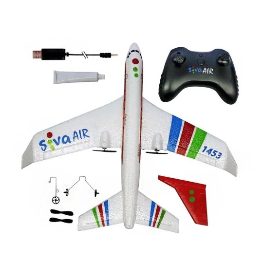 SV-70155-Avion radiocommandé Siva Air 1453 RTF 2.4Ghz avec gyroscope - SV-70155