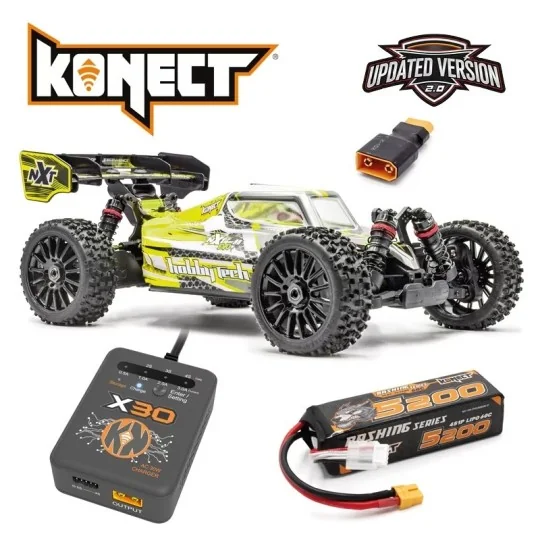 1.NXT.EVO-V2-XX.PACK-Pack Spirit NXT RR 2.0 brushless (Lipo 4S + Chargeur) 1/8 RTR HobbyTech