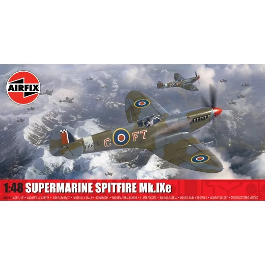 A05144-Maquette Supermarine Spitfire Mk.IXe 1/48 Airfix A05144 – Avion RAF Seconde Guerre mondiale
