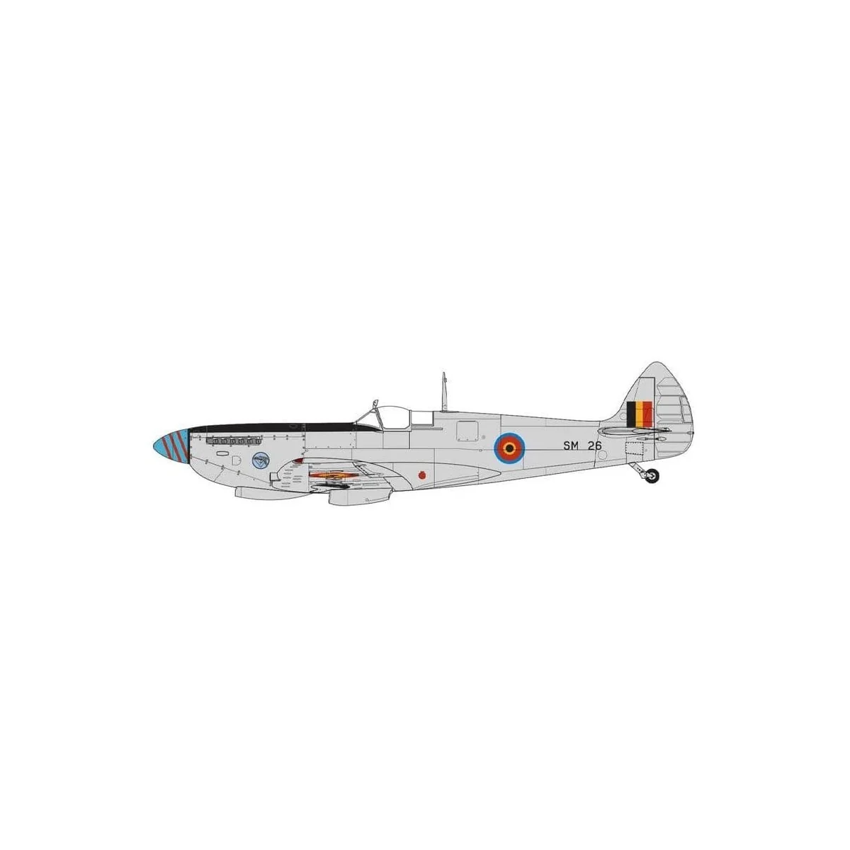 Supermarine Spitfire Mk.IXe 1/48 Model Airfix A05144 – RAF Aircraft...
