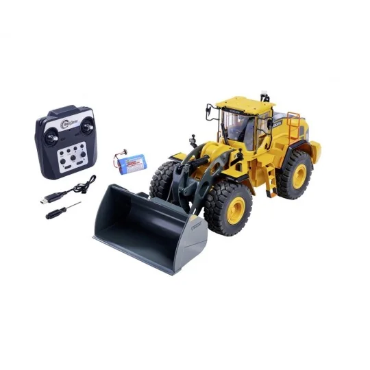 500907693-Volvo L260H Loader 1/16 RTR Carson - Metal model with sound and lights - 500907693