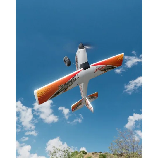 Volantex TrainStar STUNT 500mm 4CH Brushless RC Plane with Xpilot G... V768-4R-Volantex TrainStar STUNT 500mm 4CH Brushless RC Plane with Xpilot Gyro RTF Red V768-4R