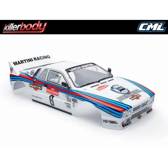KB48840-Killerbody painted body shell for Lancia 037 Rally, 190 mm, 1/10 scale, Ref. 48840.