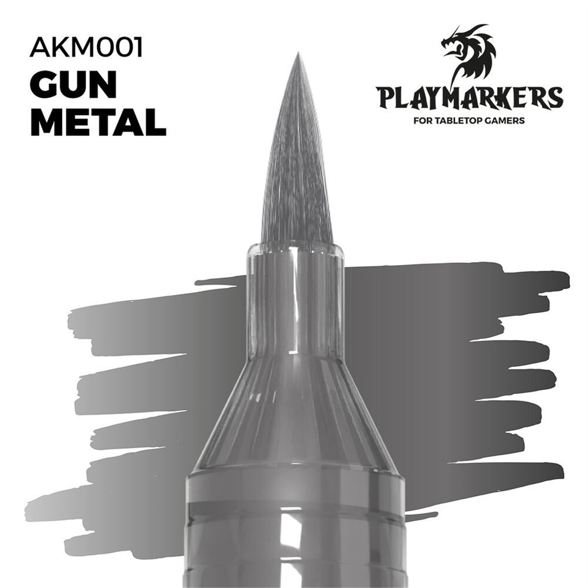 Marqueur Playmarker Gun Metal - AK Interactive AKM001
