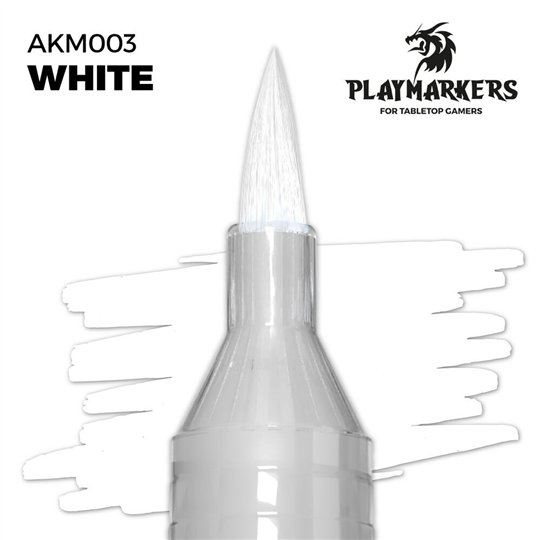 AKM003-Playmarker White - AK Interactive AKM003