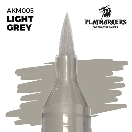 AKM005-Marqueur Playmarker Gris clair - AK Interactive AKM005