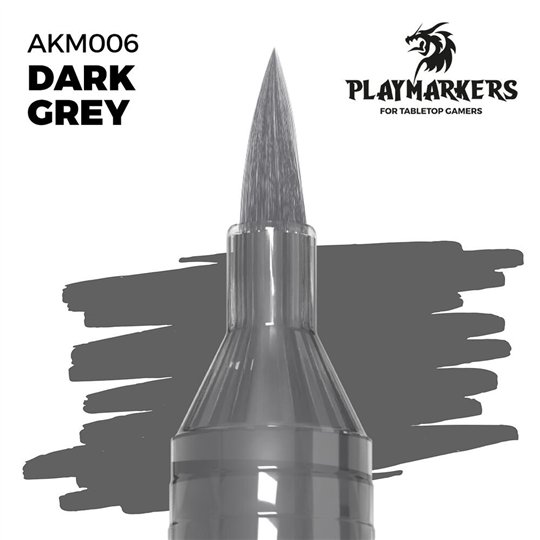 AKM006-Playmarker Dark Grey - AK Interactive AKM006