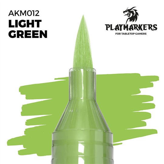 AKM012-Playmarker Light Green - AK Interactive AKM012