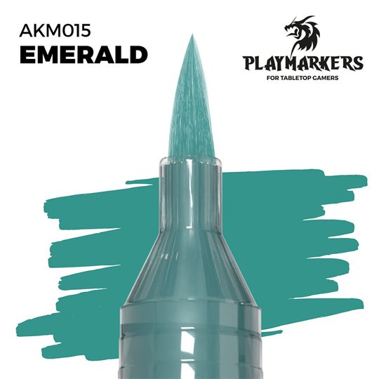 AKM015-Playmarker Emerald Marker - AK Interactive AKM015