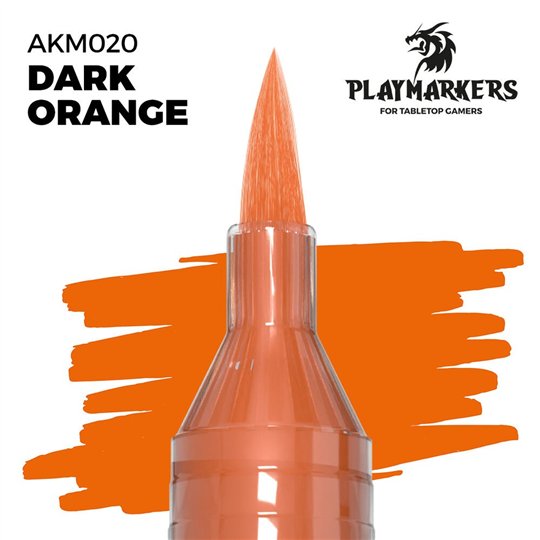 AKM020-Marqueur Playmarker Orange foncé - AK Interactive AKM020
