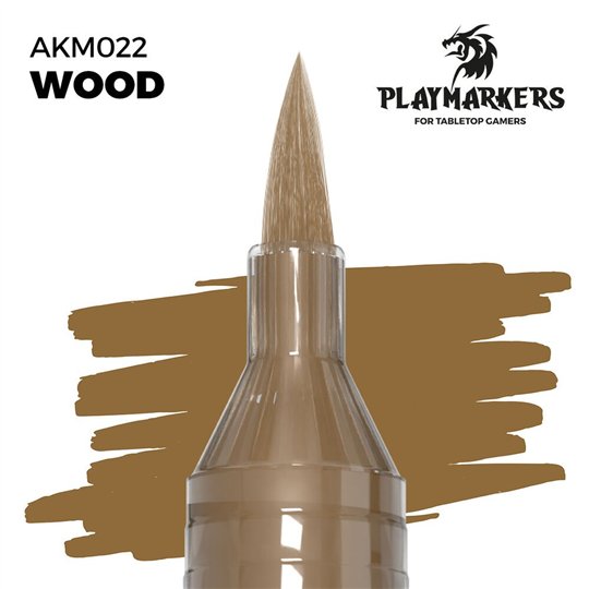 AKM022-Marqueur Playmarker Bois - AK Interactive AKM022