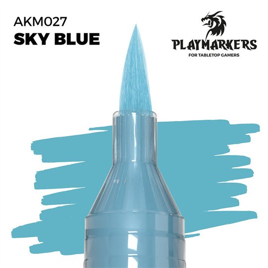AKM027-Playmarker Sky Blue - AK Interactive AKM027