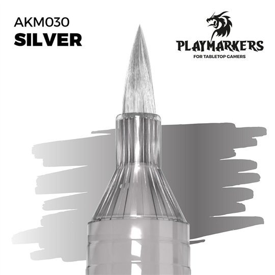 AKM030-Marqueur Playmarker Gris - AK Interactive AKM030