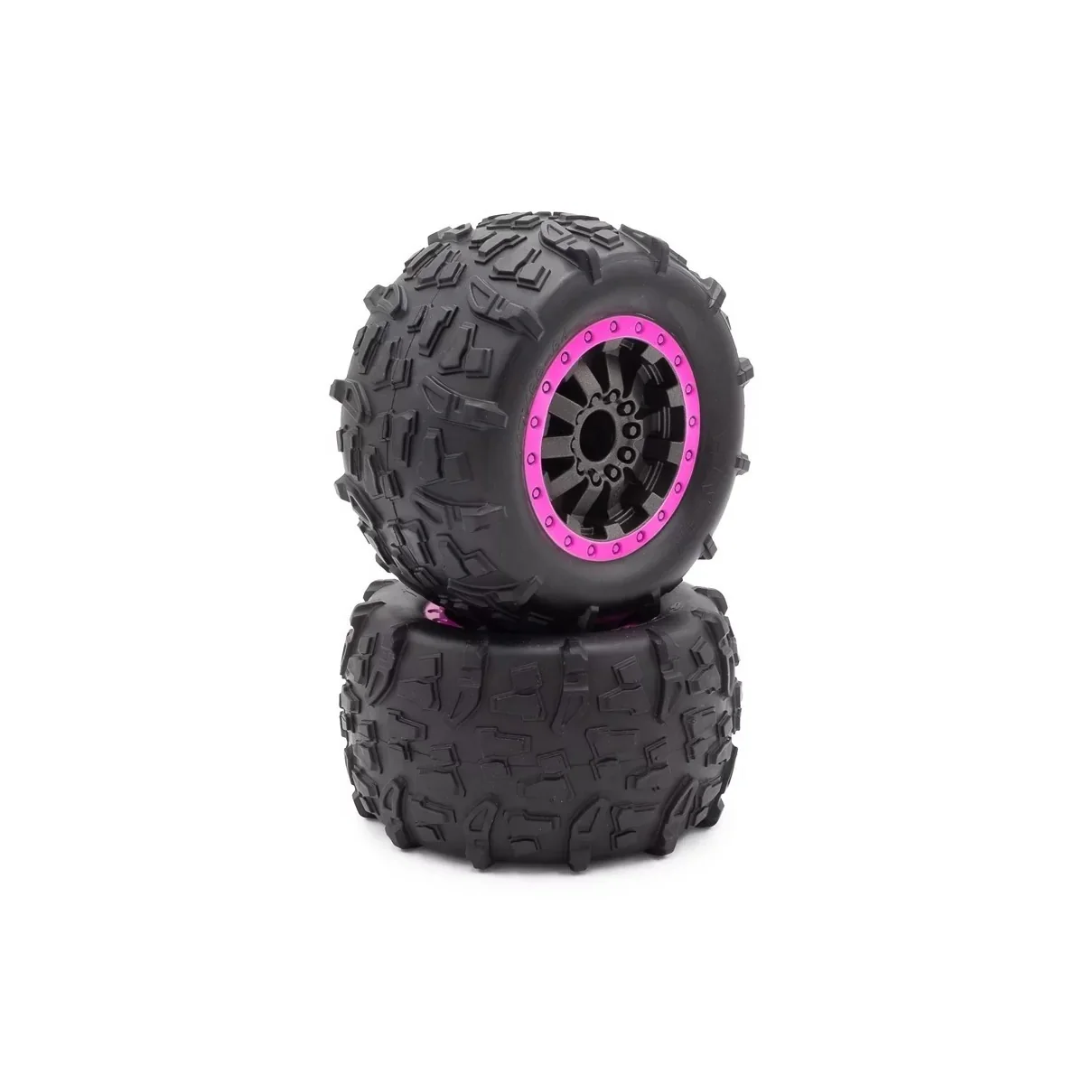 Complete pink wheels (x2) STX G2 Funtek - FTK-21087