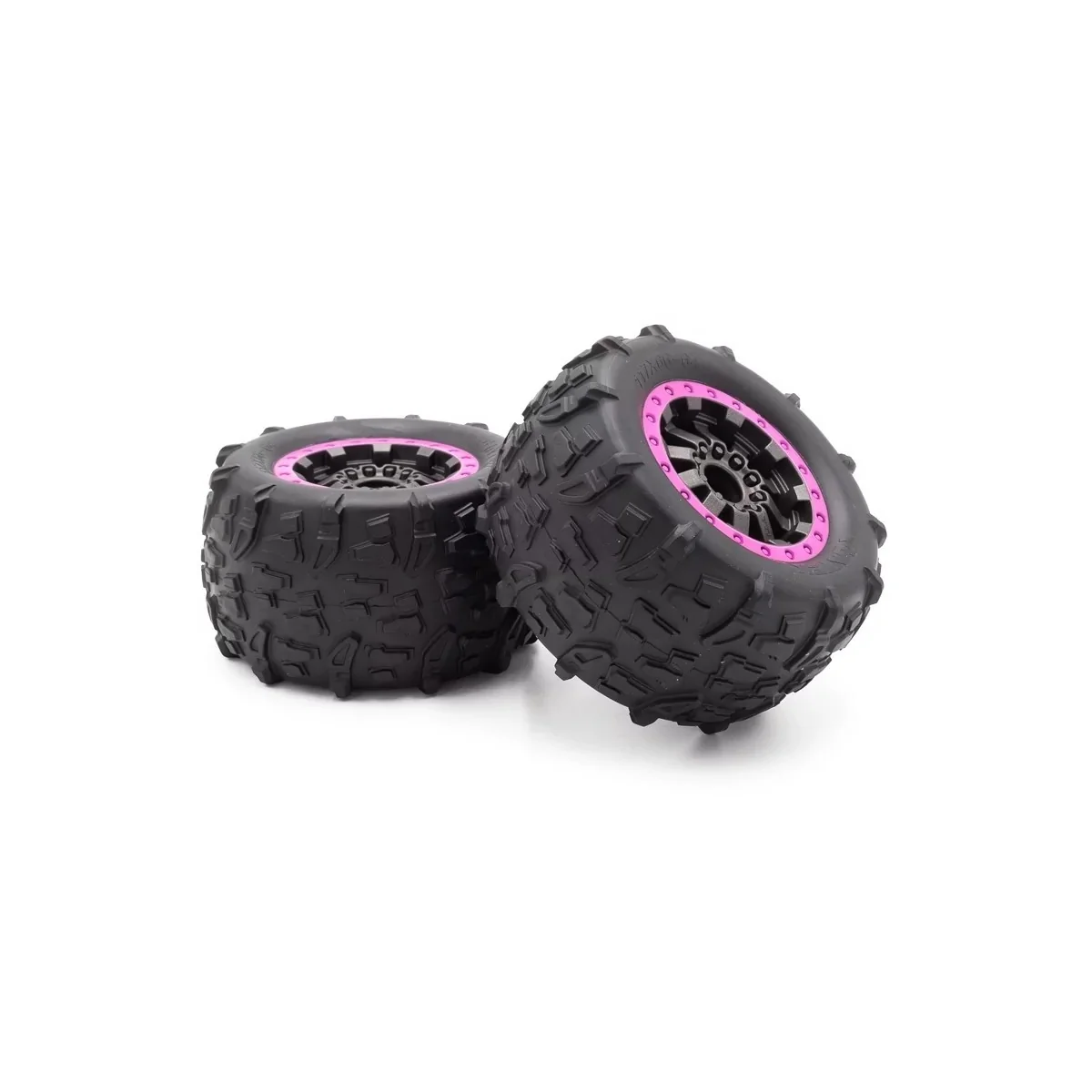Complete pink wheels (x2) STX G2 Funtek - FTK-21087
