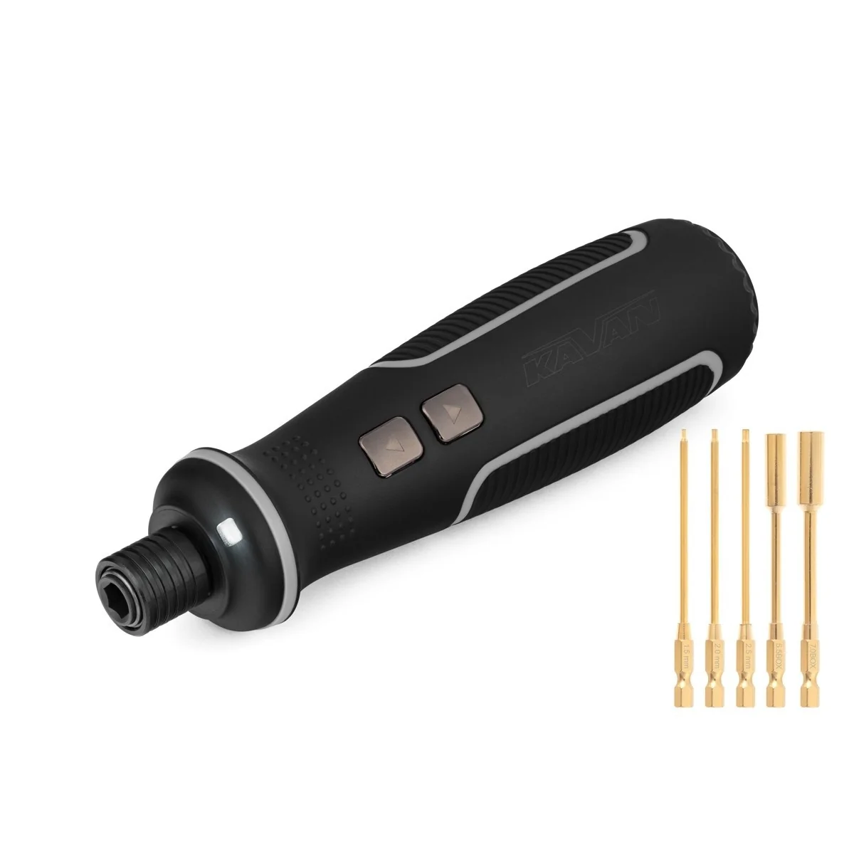 Tournevis électrique 1/4" LiPo Kavan + 5 embouts - T422646