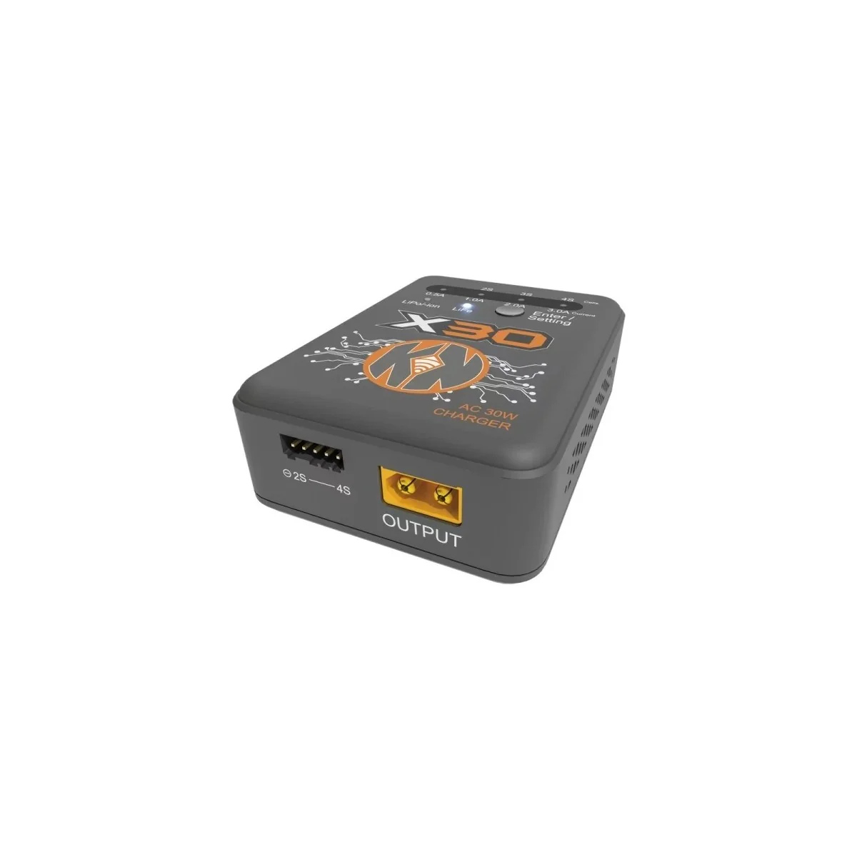 Konect KN-X30 Multi-Charger AC 30W for 2-4S LiPo, Li-ion, and LiFe ... Konect KN-X30 Multi-Charger AC 30W for 2-4S LiPo, Li-ion, and LiFe ...