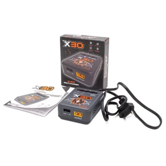 Konect KN-X30 Multi-Charger AC 30W for 2-4S LiPo, Li-ion, and LiFe ... KN-X30-Konect KN-X30 Multi-Charger AC 30W for 2-4S LiPo, Li-ion, and LiFe Batteries