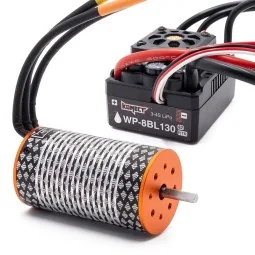 KONECT 1/8 130A WP brushless combo + 4P 4274 2050KV motor - KN-COM...