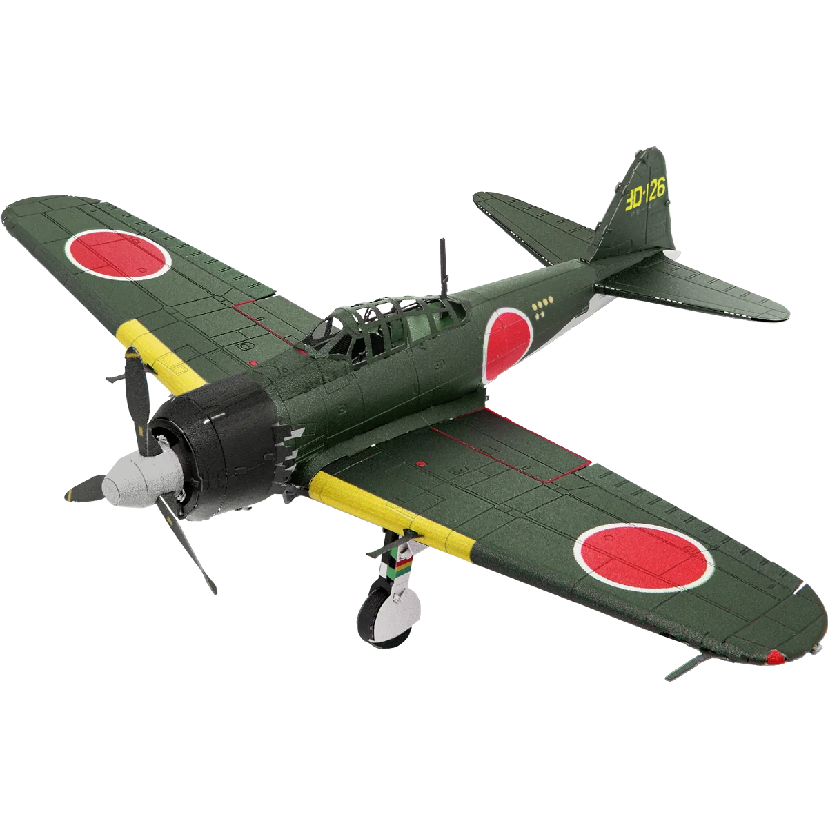 3D model Mitsubishi Zero Metal Earth - ME1012 3D model Mitsubishi Zero Metal Earth - ME1012