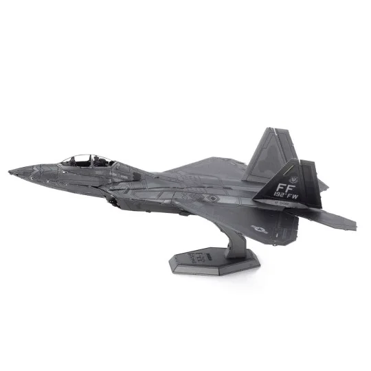 Metal Earth F-22 Raptor 3D Metal Model - ME1016 ME1016-Metal Earth F-22 Raptor 3D Metal Model - ME1016