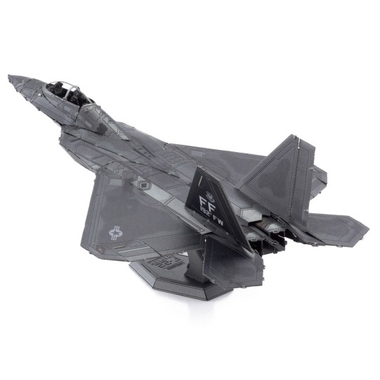 Metal Earth F-22 Raptor 3D Metal Model - ME1016 ME1016-Metal Earth F-22 Raptor 3D Metal Model - ME1016