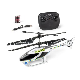 Hélicoptère RC Carson Cyber Copter Police 2,4GHz 2ch RTF - 500507194