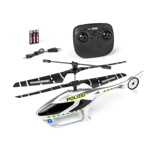 500507194-Hélicoptère RC Carson Cyber Copter Police 2,4GHz 2ch RTF