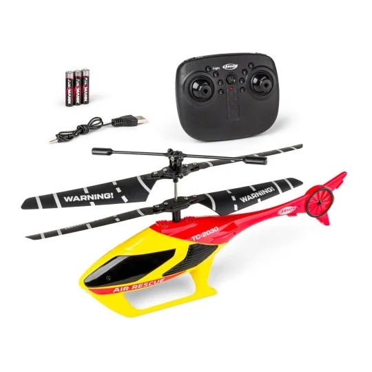 500507195-Hélicoptère RC Carson Cyber Copter Rescue 2,4GHz 2ch RTF - 500507195
