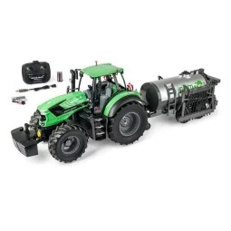 Tracteur Deutz-Fahr 8280 TTV avec tonne à lisier 1/16 RTR Carson - ...