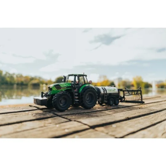 500907706-Tracteur Deutz-Fahr 8280 TTV avec tonne à lisier 1/16 RTR Carson - 500907706