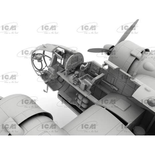 HP.52 Hampden TB.Mk.I 1/48 aircraft model - ICM 48353 - 48353 48353-HP.52 Hampden TB.Mk.I 1/48 aircraft model - ICM 48353