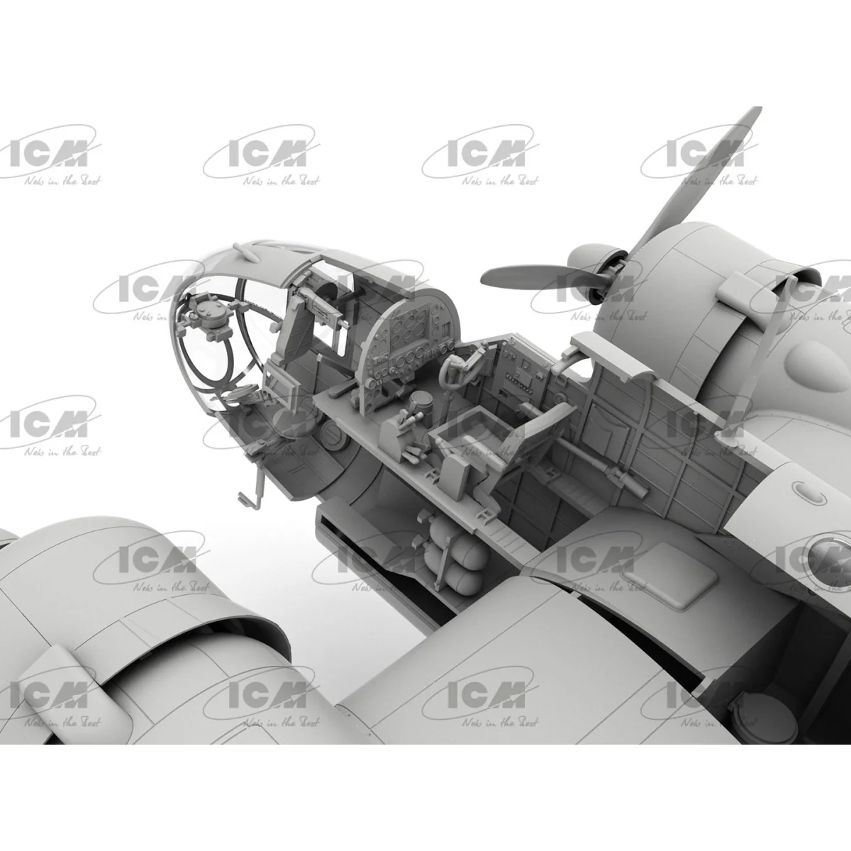 HP.52 Hampden TB.Mk.I 1/48 aircraft model - ICM 48353 - 48353 HP.52 Hampden TB.Mk.I 1/48 aircraft model - ICM 48353 - 48353