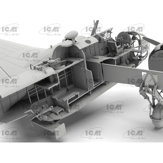 Maquette avion HP.52 Hampden TB.Mk.I 1/48 - ICM 48353 - 48353 48353-Maquette avion HP.52 Hampden TB.Mk.I 1/48 - ICM 48353
