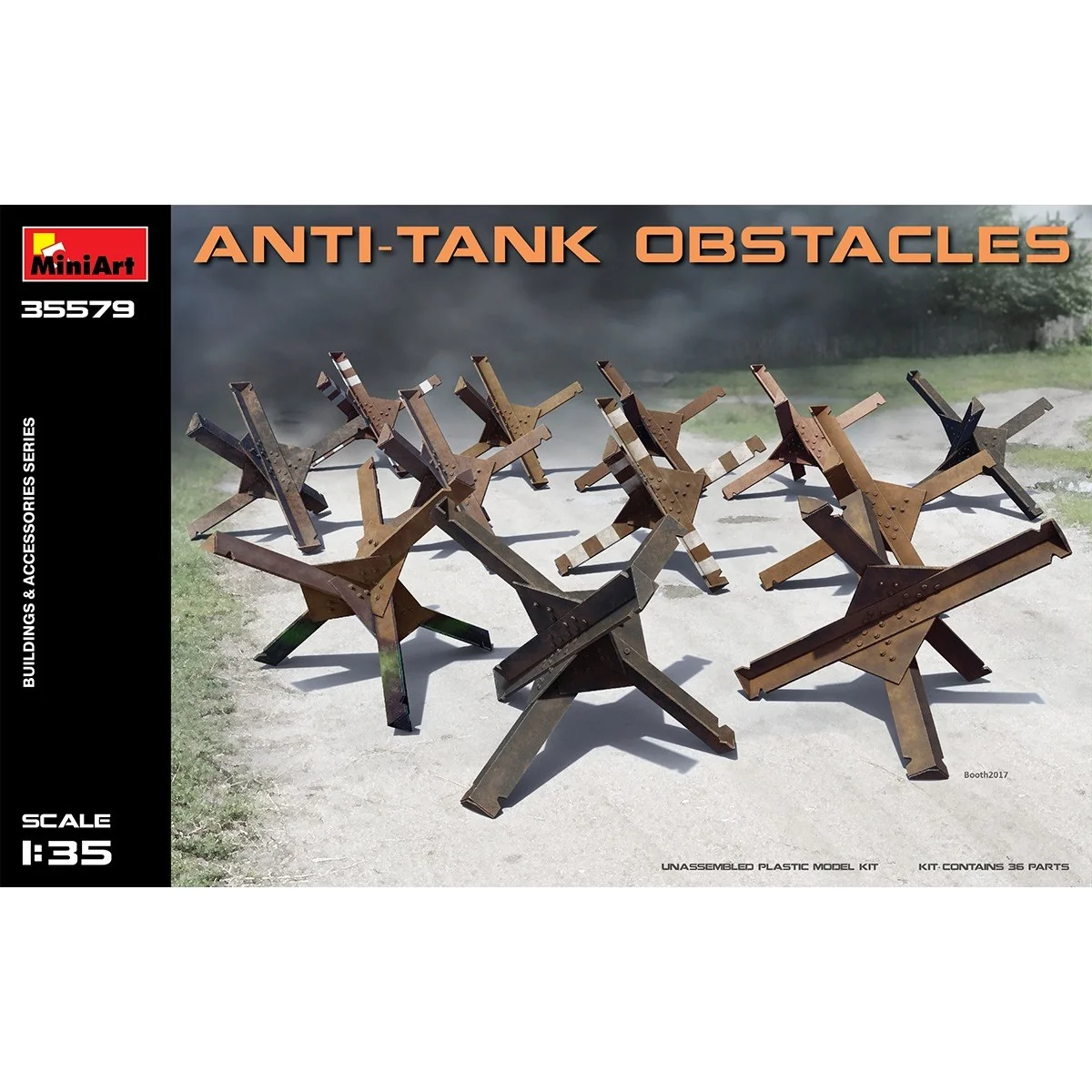 Anti-tank obstacles 1/35 - MiniArt 35579 - 35579