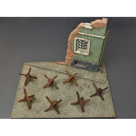 35419-Obstacles antichars 1/35 - MiniArt 35579
