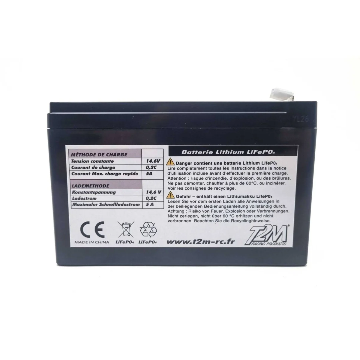 Batterie Powerhouse 12V 12Ah LiFePo4 T2M - T1312812 - T1312812 Batterie Powerhouse 12V 12Ah LiFePo4 T2M - T1312812 - T1312812