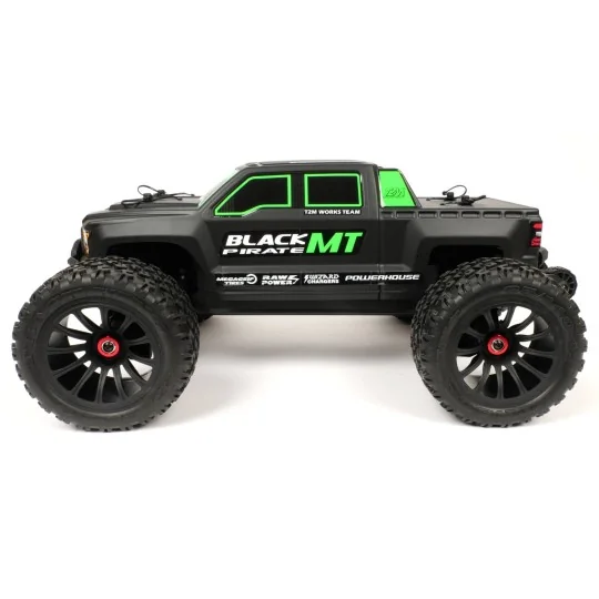 T4984V4-Black Pirate MT 4S 1/10 XL Brushless green RTR 4x4 T2M - T4984V4