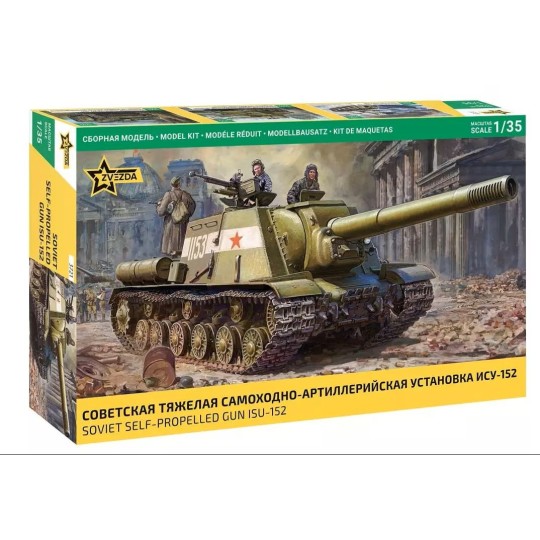 ISU-152 tank model 1/35 Zvezda - Z3721 Z3721-ISU-152 tank model 1/35 Zvezda - Z3721