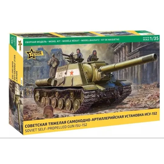 ISU-152 tank model 1/35 Zvezda - Z3721 - Z3721 Z3721-ISU-152 tank model 1/35 Zvezda - Z3721