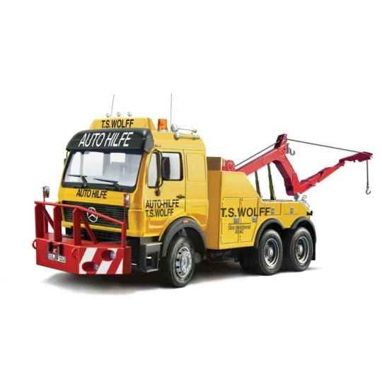 Maquette camion de dépannage Mercedes-Benz Wrecker Truck 1/24 Itale... I93808-Maquette camion de dépannage Mercedes-Benz Wrecker Truck 1/24 Italeri - I93808