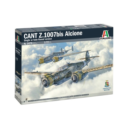 CANT Z.1007bis Alcione 1/72 scale model airplane by Italeri - I1479 I1479-CANT Z.1007bis Alcione 1/72 scale model airplane by Italeri - I1479