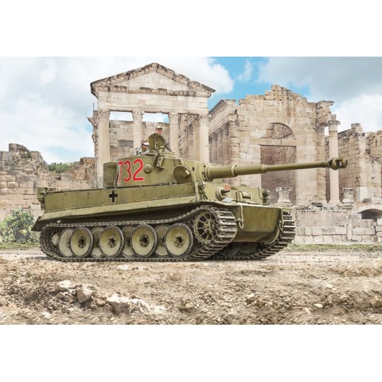 I6767-Maquette char Pz. Kpfw VI Tiger I Ausf. H (tp) 1/35 Italeri