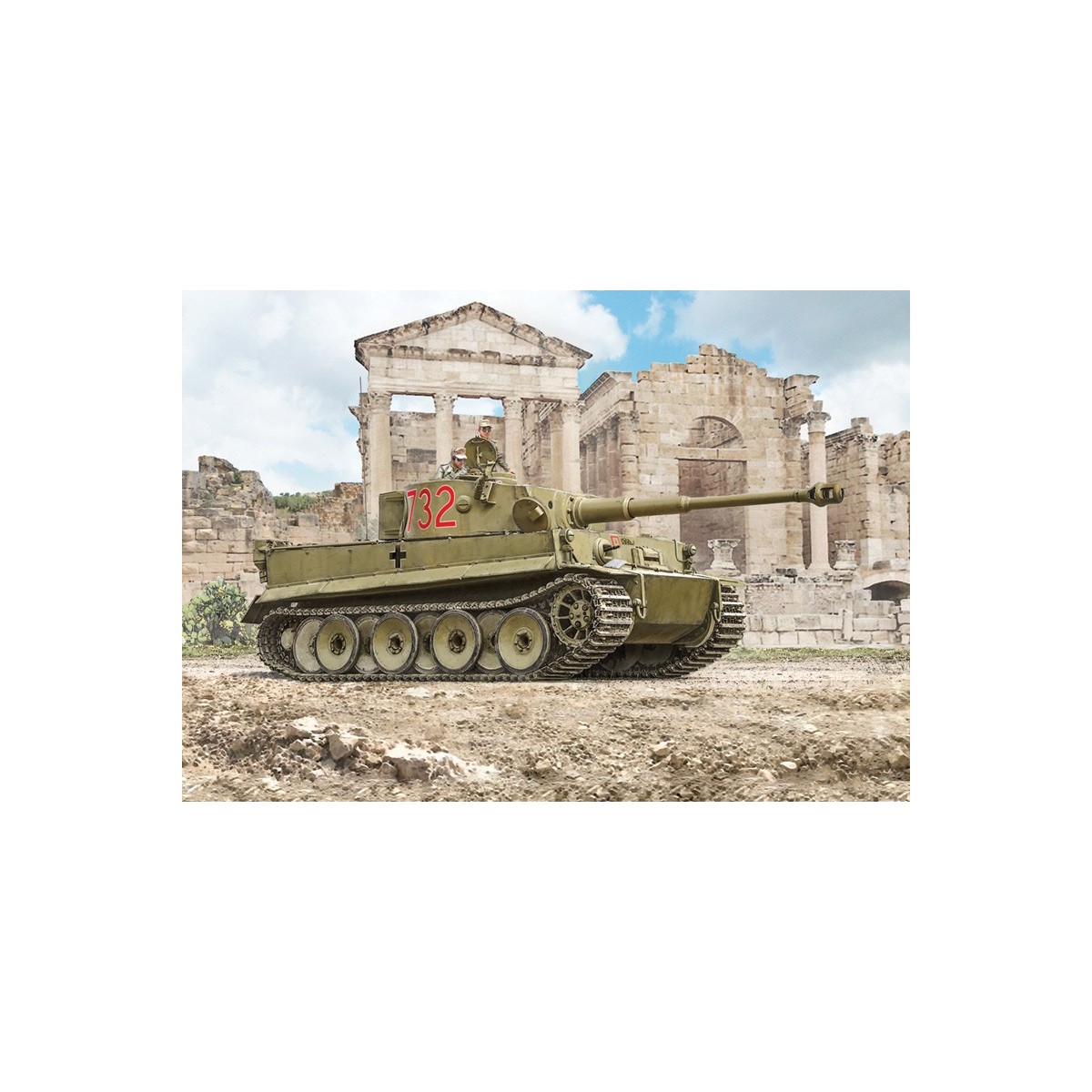 Maquette char Pz. Kpfw VI Tiger I Ausf. H (tp) 1/35 Italeri - I6767